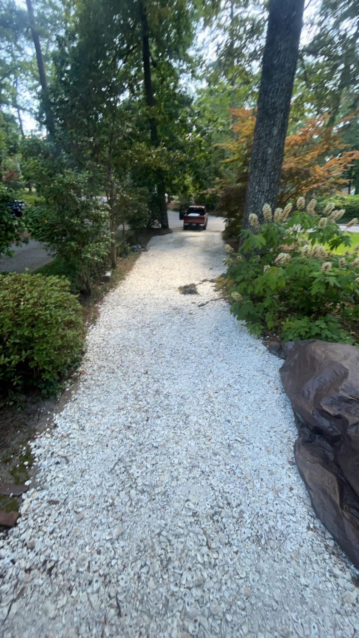 Oyster shell driveway — Tabby Shell Company